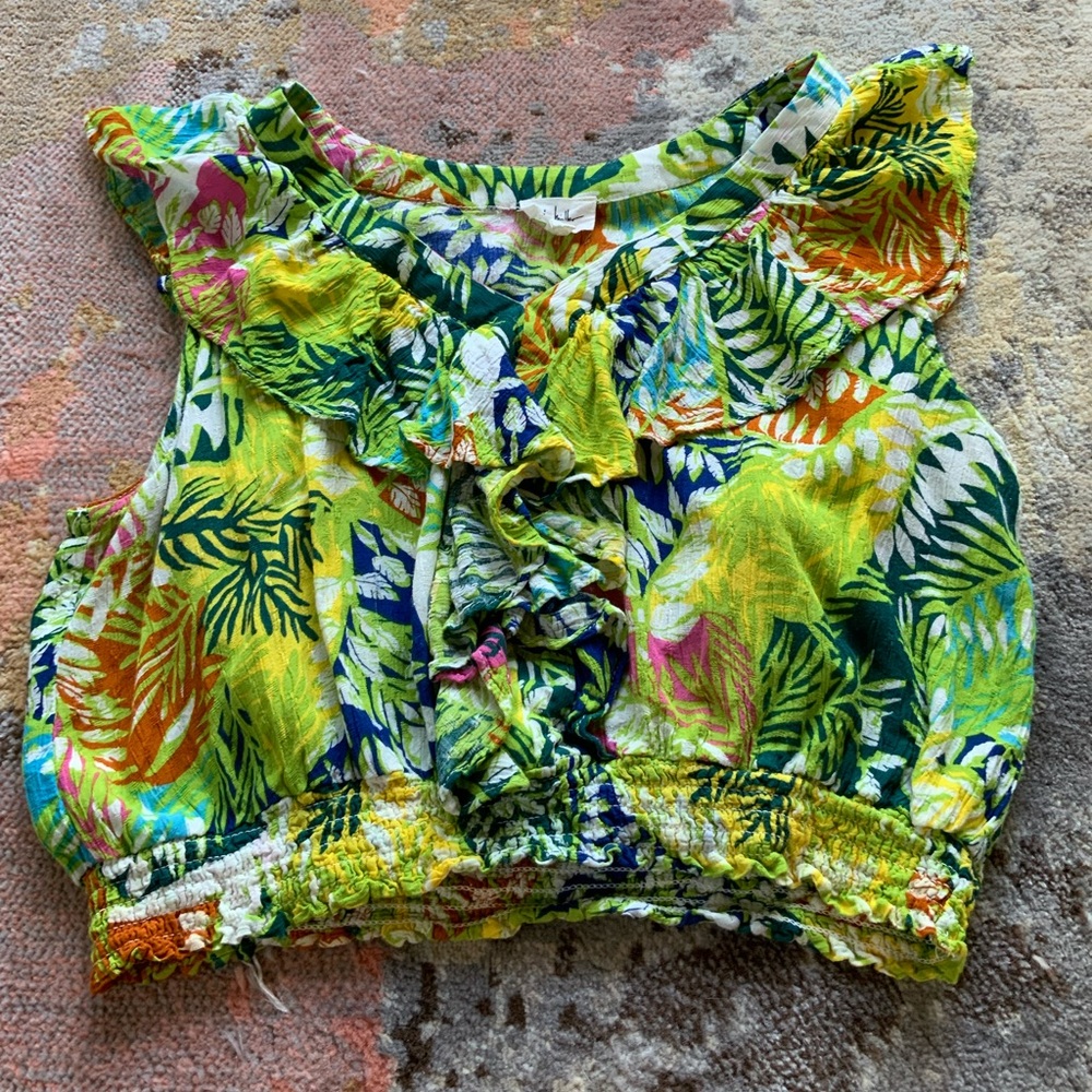 Nicole Miller cropped shirt